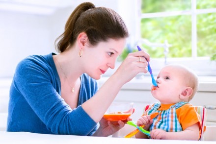 Les repas de bébé à partir de 4 mois