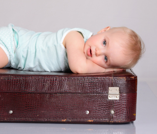 La valise de bébé